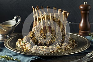 Homemade Gourmet Crown of Lamb