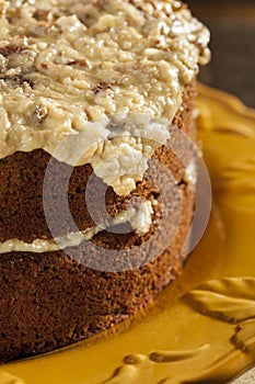 Homemade Gourmet German Chocolate Cake