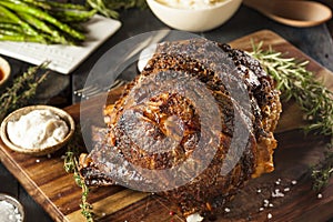 Homemade Grass Fed Prime Rib Roast