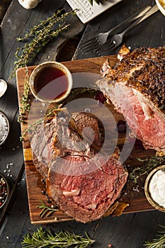 Homemade Grass Fed Prime Rib Roast