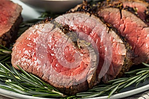 Homemade Grassfed Roast Beef Tenderloin