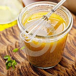 Homemade greek salad dressing or marinade