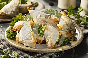 Homemade Greek Spanakopita Pastry