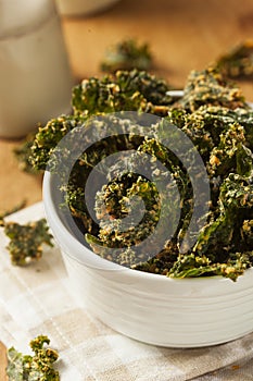 Homemade Green Kale Chips