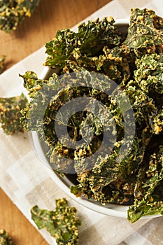 Homemade Green Kale Chips