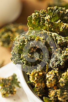 Homemade Green Kale Chips