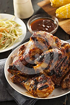 Homemade Grilled Barbecue Chicken