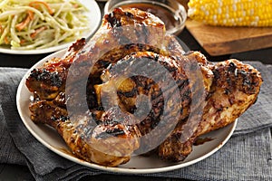 Homemade Grilled Barbecue Chicken