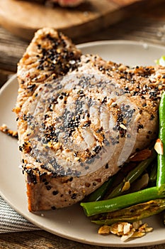 Homemade Grilled Sesame Tuna Steak