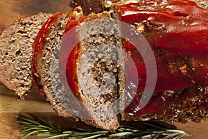 Homemade Ground Beef Meatloaf