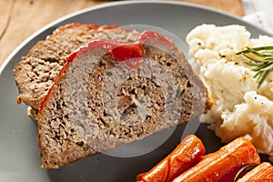 Homemade Ground Beef Meatloaf