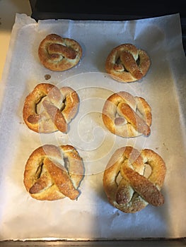 Homemade Hand Twisted Pretzels