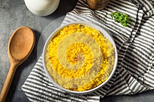Homemade Healthy Saffron Rice