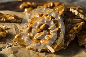 Homemade Holiday Peanut Brittle