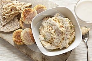 Homemade Hummus and Falafel