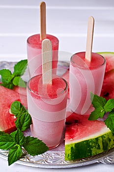 Homemade ice lolly