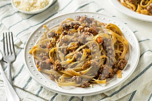 Homemade Italian Ragu Sauce and Pasta