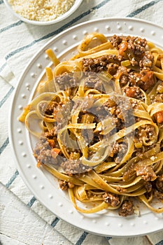 Homemade Italian Ragu Sauce and Pasta