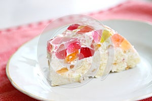 Homemade jelly cake