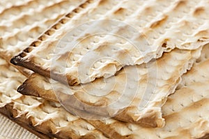 Homemade Kosher Matzo Crackers