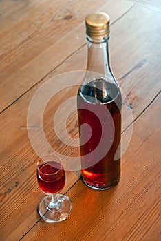 Homemade liquer (alcohol tincture)