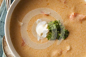 Homemade Lobster Bisque Soup