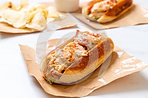 homemade lobster roll