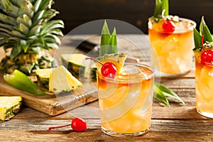 Homemade Mai Tai Cocktail