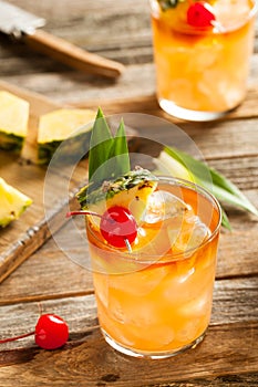 Homemade Mai Tai Cocktail