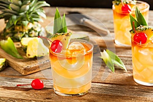 Homemade Mai Tai Cocktail