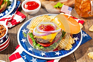 Homemade Memorial Day Hamburger Picnic