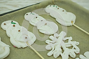 homemade meringue, a sweet made from egg white and sugar