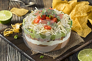 Homemade Mexican 7 Layer Dip