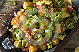 Homemade Mexican Tater Tot Nachos Tachos