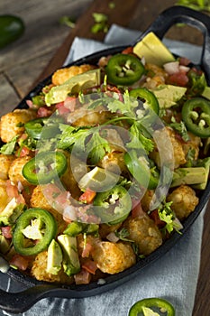 Homemade Mexican Tater Tot Nachos Tachos