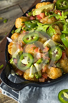 Homemade Mexican Tater Tot Nachos Tachos