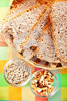 Homemade multiseed bread