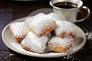 Homemade new orleans french beignets