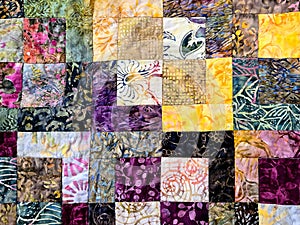 Homemade Old Patchwork Quilt Pattern