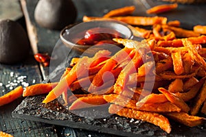 Homemade Orange Sweet Potato Fries