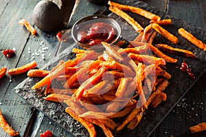 Homemade Orange Sweet Potato Fries