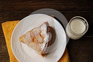 Homemade Organic Apple Pie Dessert