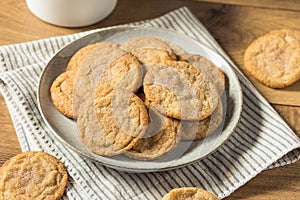 Homemade Organic Snickerdoodle Cookies