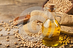 Homemade organically produced soybean oil