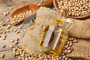 Homemade organically produced soybean oil