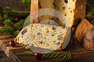 Homemade Panettone Fruit Cake