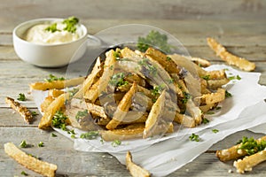 Homemade Parmesan Truffle French Fries