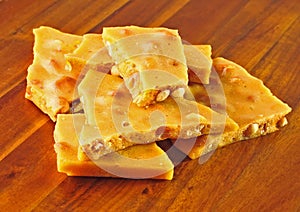 Homemade Peanut Brittle photo