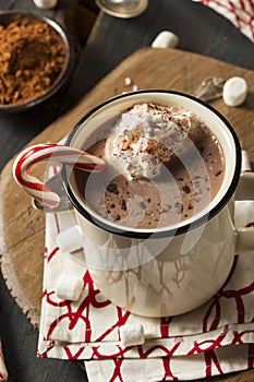 Homemade Peppermint Hot Chocolate