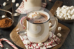 Homemade Peppermint Hot Chocolate